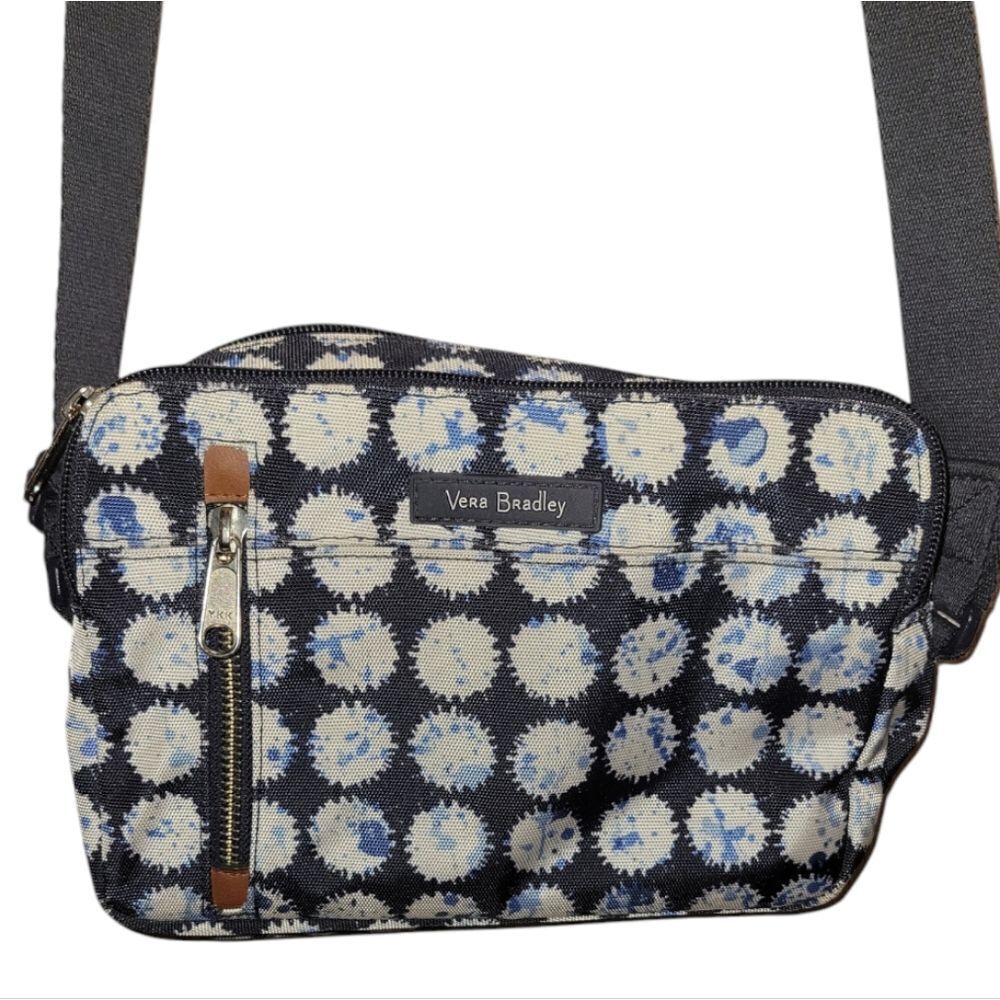 Vera Bradley Splash Dot Lighten Up On The Horizon Crossbody Bag